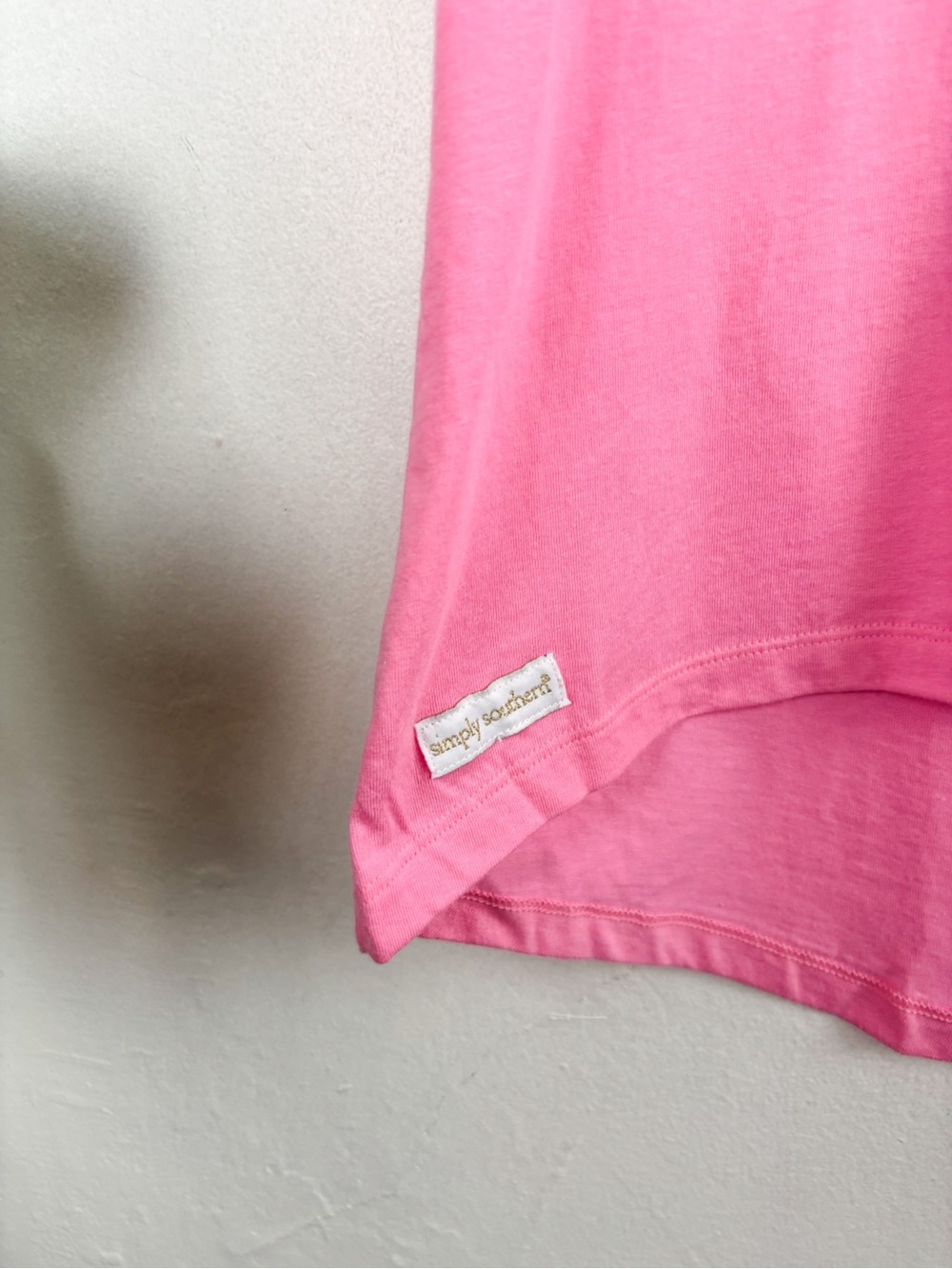 NWT Simply Southern Pink Graphic Sleeveless Tank Top Sz L - Picture 5 of 6
